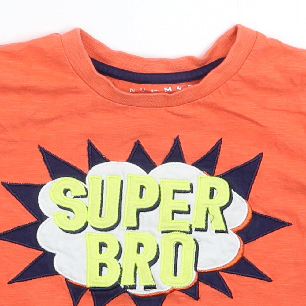 Nutmeg Boys Orange   Basic T-Shirt Size 2-3 Years