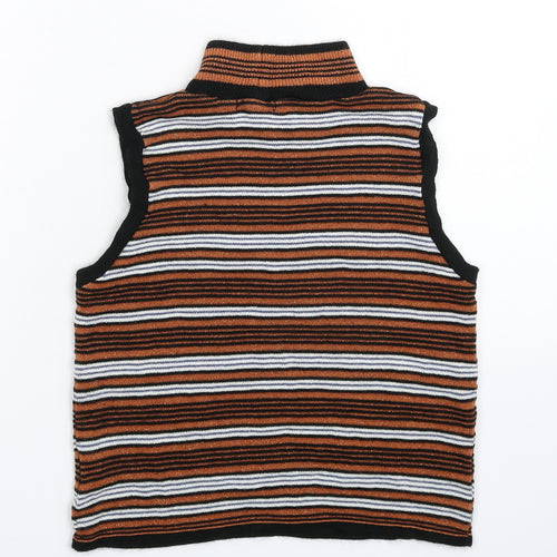 Knitty Womens Multicoloured Striped Knit Pullover Jumper Size 10