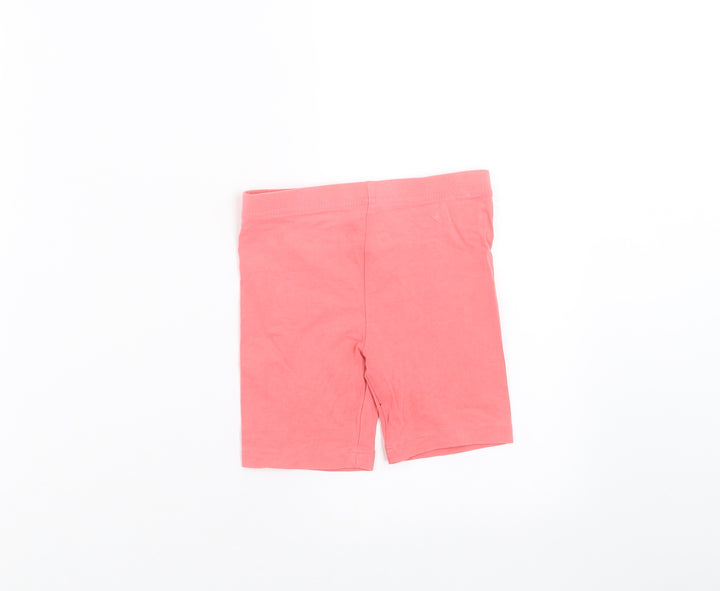 George Girls Pink Biker Shorts Size 4-5 Years