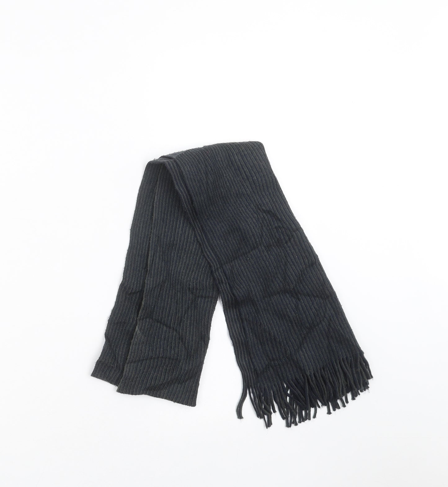 Preworn Mens Blue Striped  Scarf  Size Regular