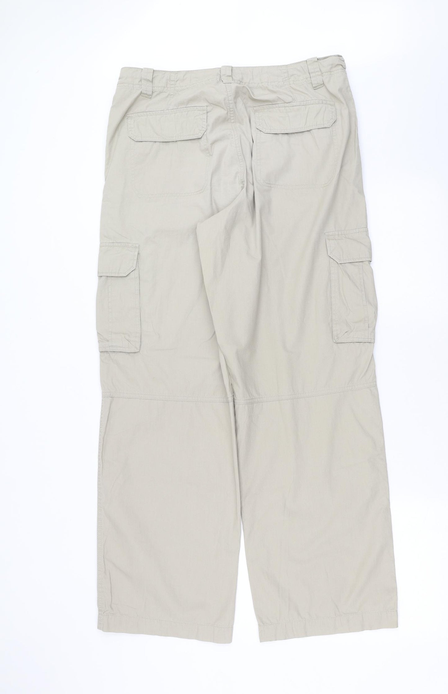 Cherokee Mens Beige   Cargo Trousers Size 34 in L32 in