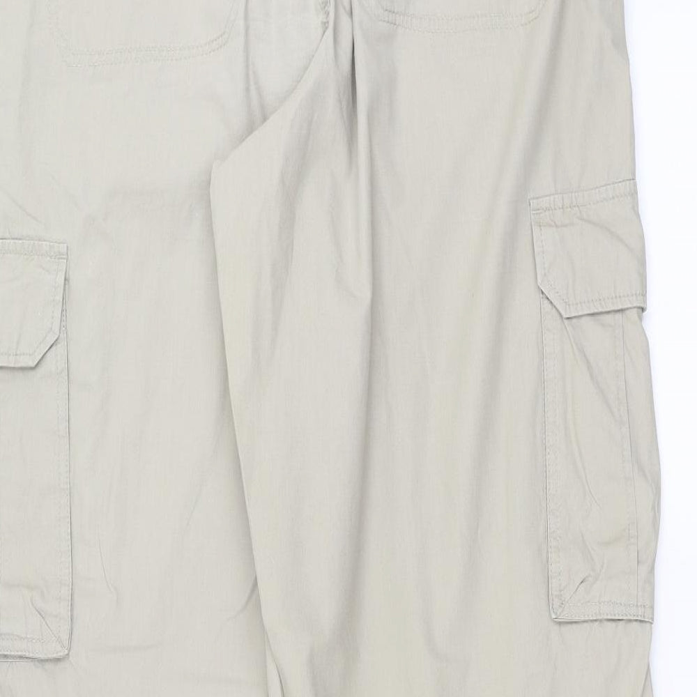 Cherokee Mens Beige   Cargo Trousers Size 34 in L32 in