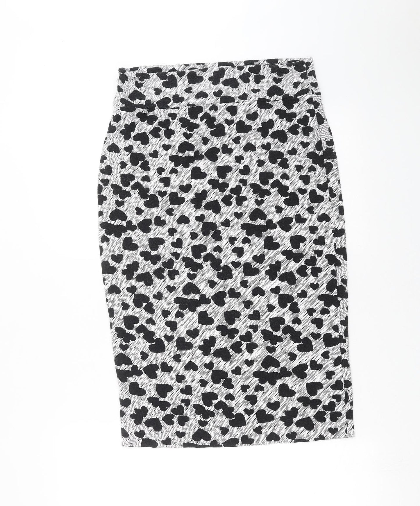 Papaya Womens Grey   Straight & Pencil Skirt Size 14  - hearts
