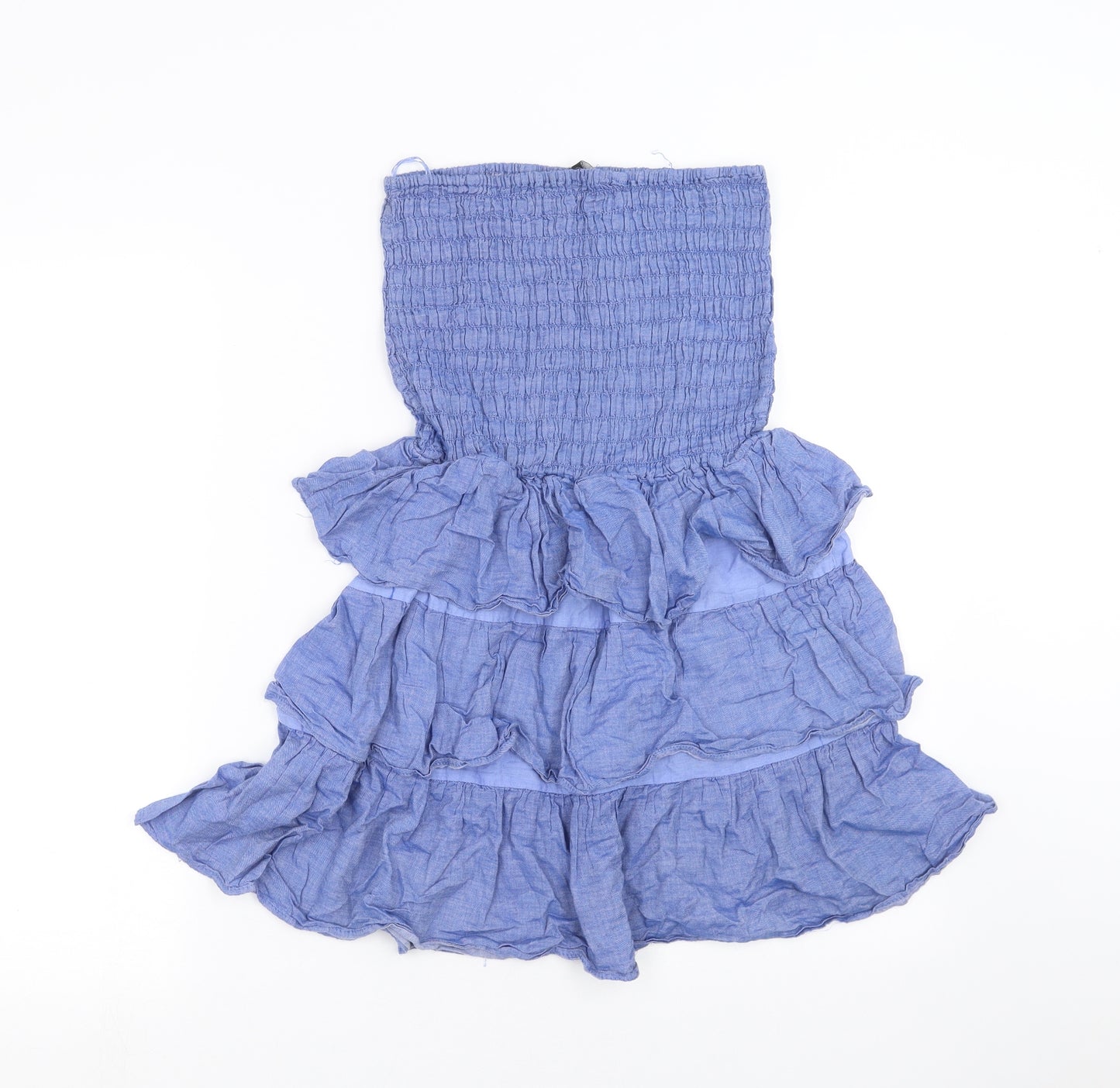Primark Womens Blue   Mini  Size 10  - tiered