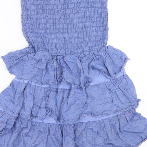 Primark Womens Blue   Mini  Size 10  - tiered