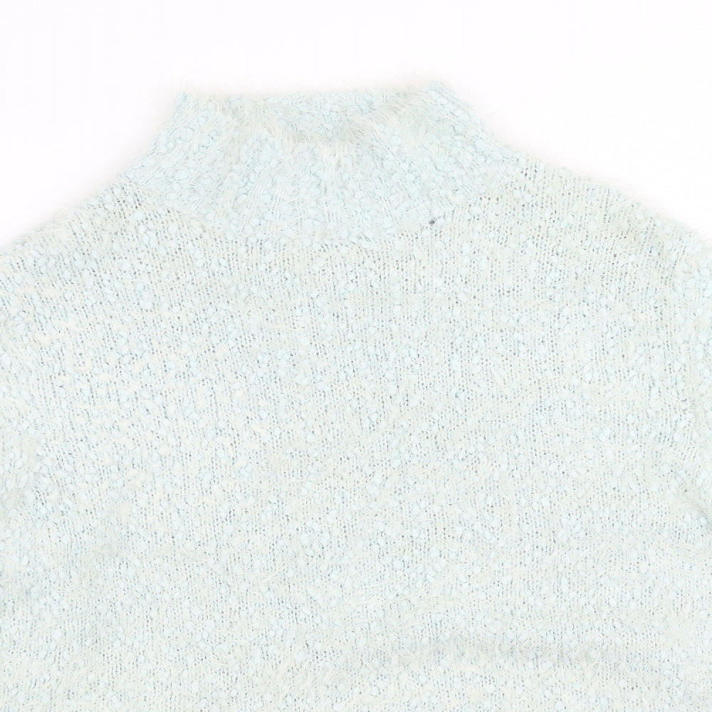 Dorothy Perkins Womens Green   Pullover Jumper Size 14  - fluffy