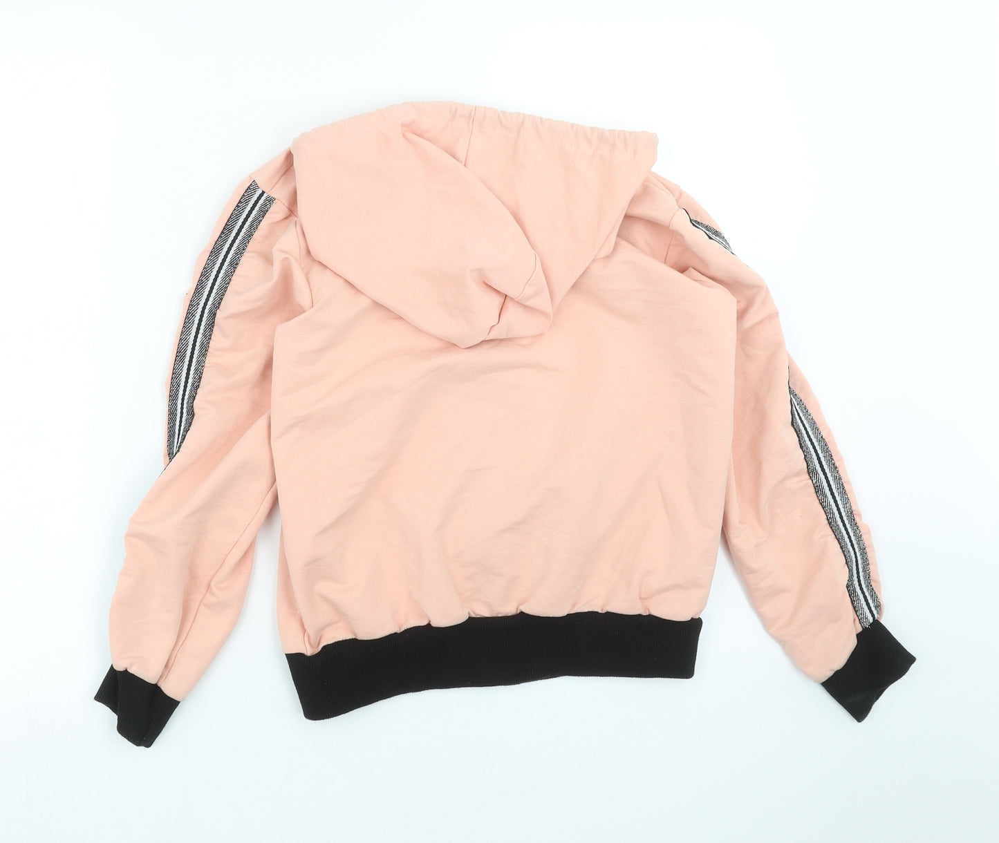 shewky Womens Pink   Full Zip Hoodie Size S  - beaded