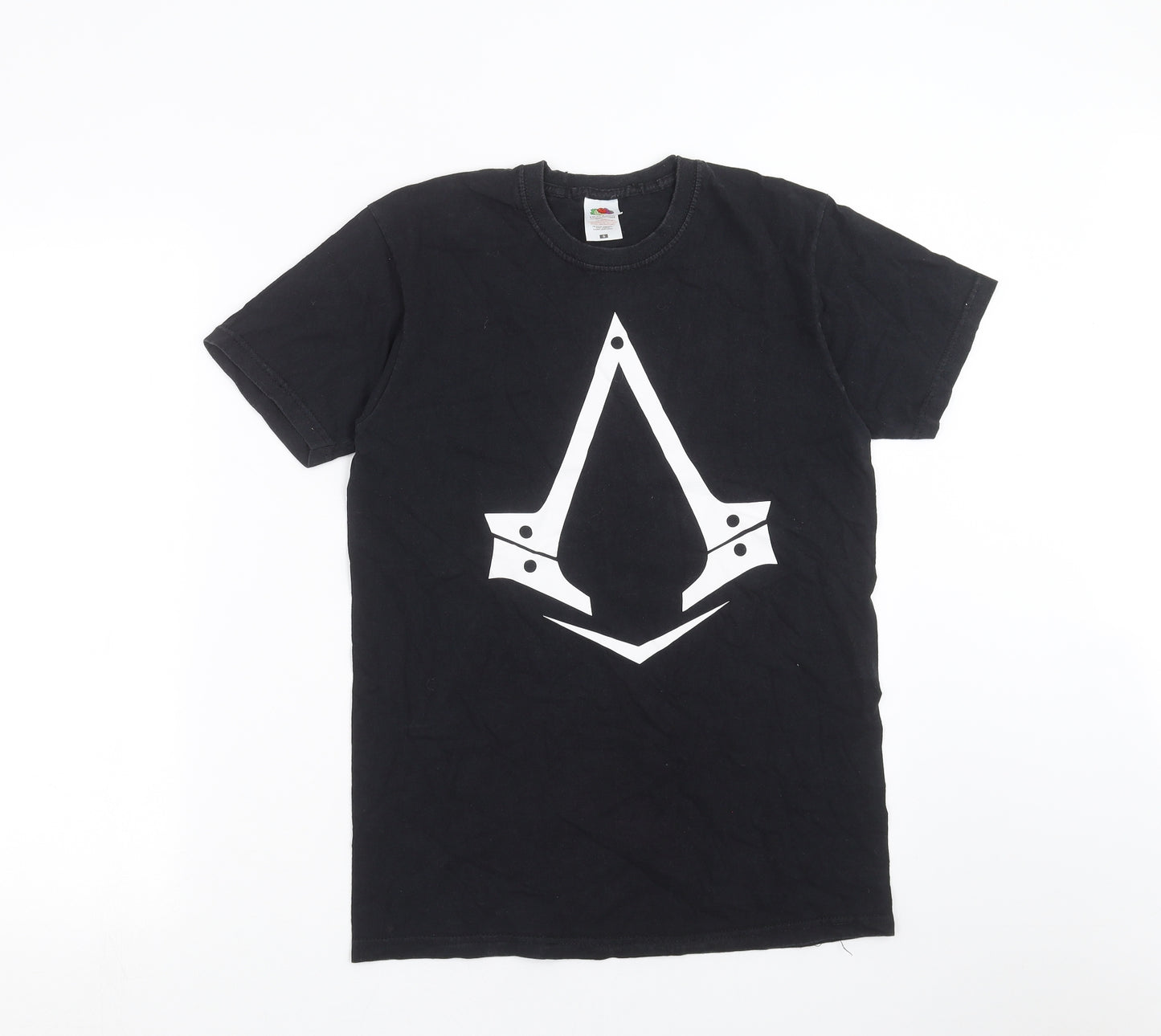 Fruit of the Loom Mens Black    T-Shirt Size S
