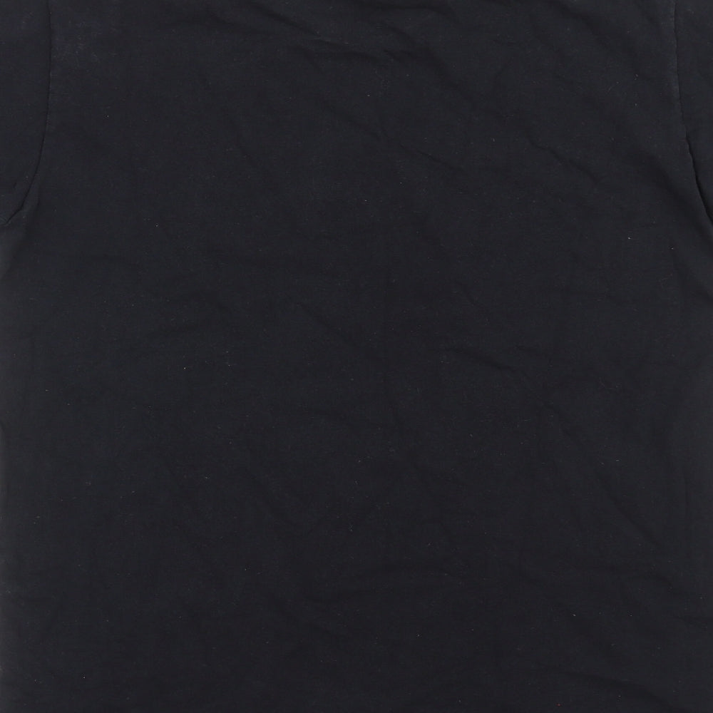 Fruit of the Loom Mens Black    T-Shirt Size S