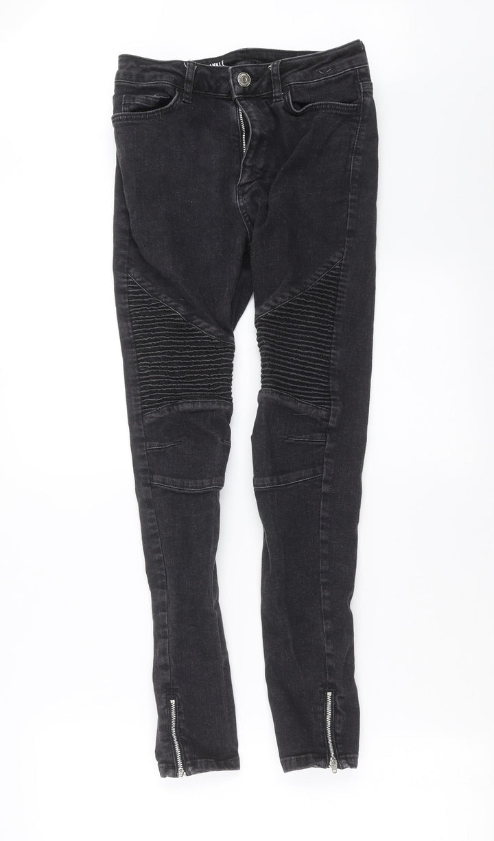 Marks and Spencer Womens Grey Denim Skinny Jeans Size 10 L27 in