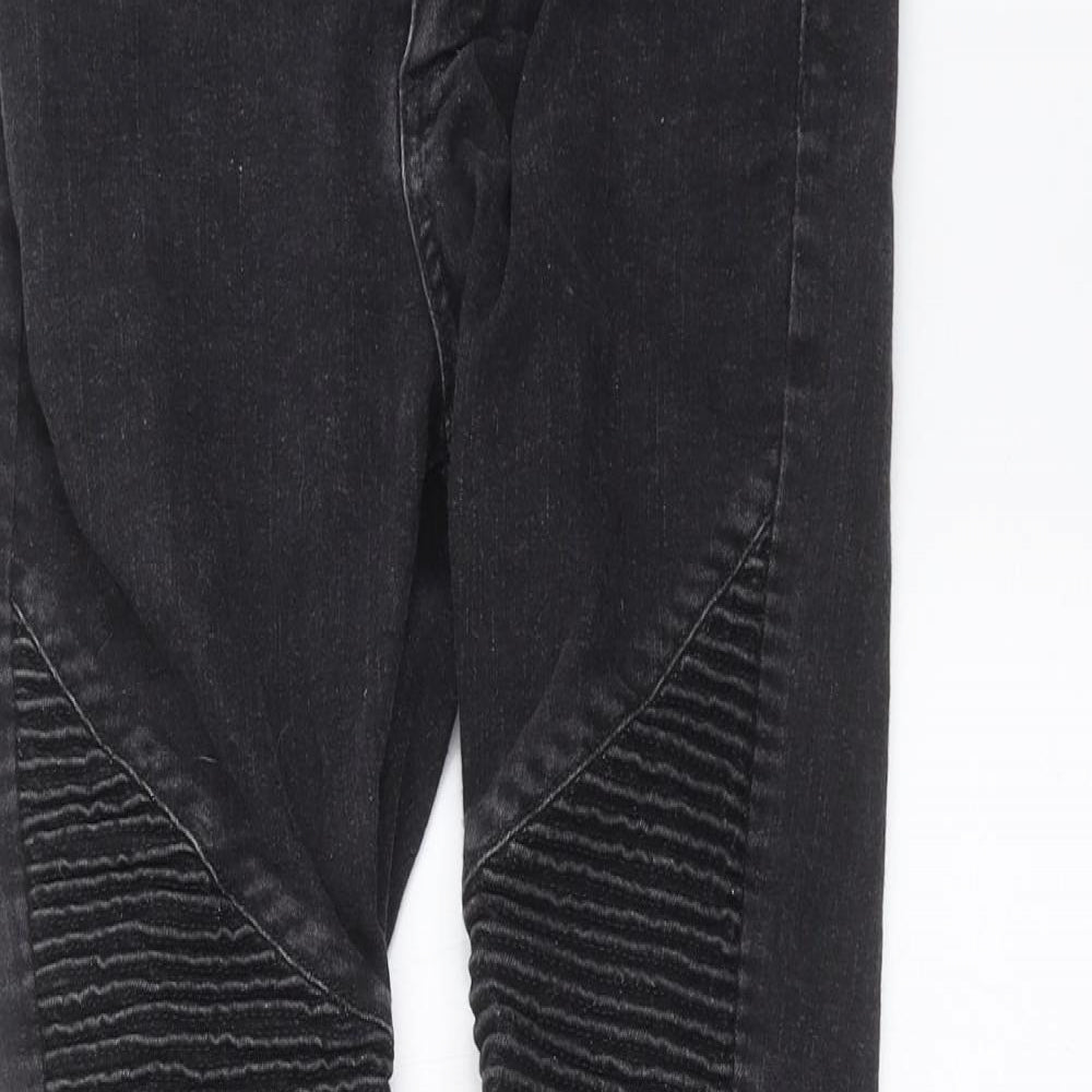 Marks and Spencer Womens Grey  Denim Skinny Jeans Size 10 L27 in