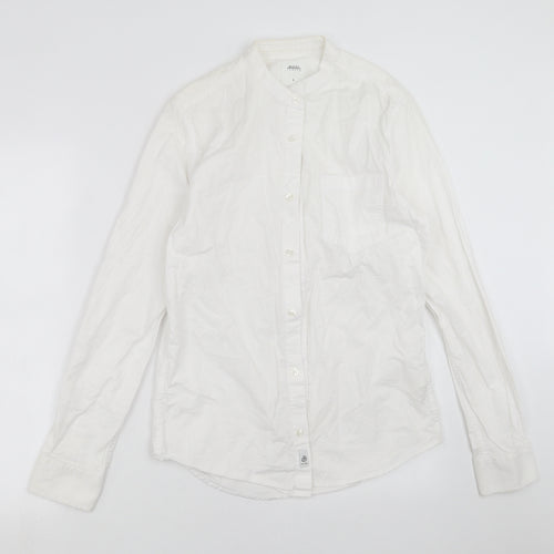 Burton Menswear Mens White    Button-Up Size S