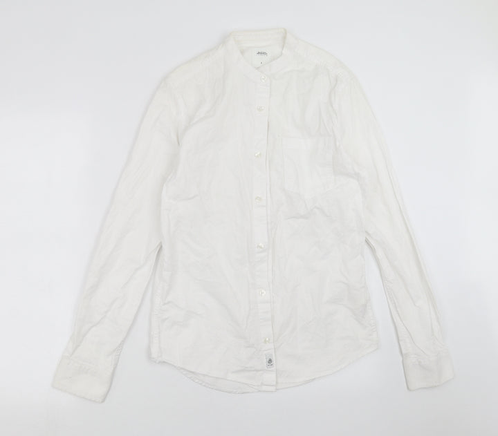 Burton Menswear Mens White Button-Up Size S