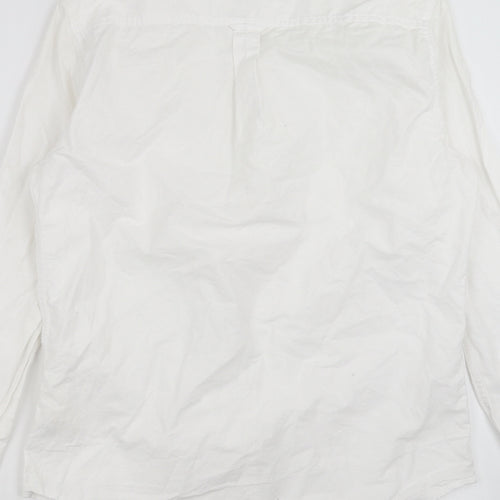 Burton Menswear Mens White    Button-Up Size S