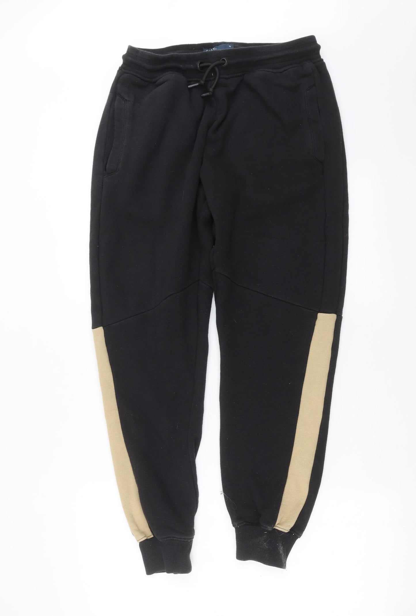 Easy Mens Black   Jogger Trousers Size M L30 in