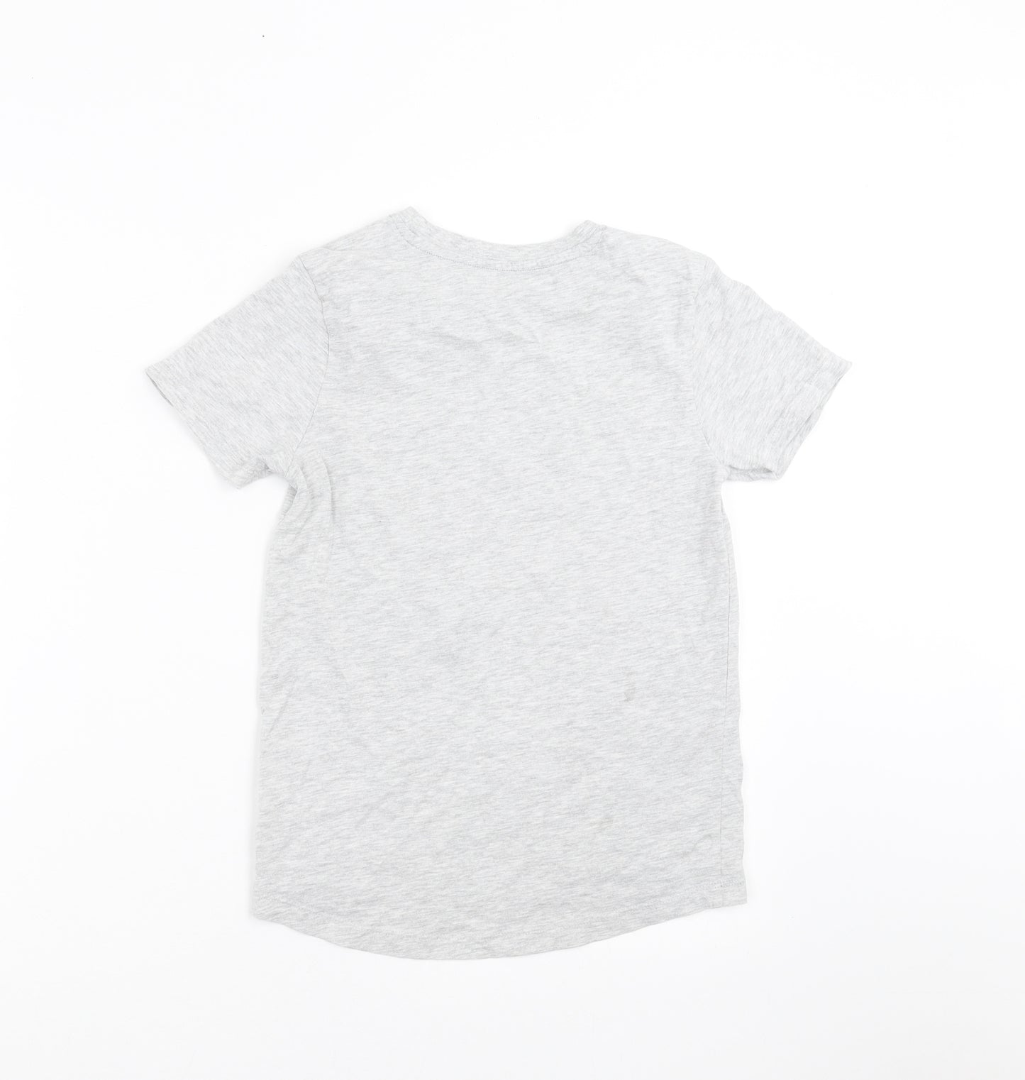 Nutmeg Boys Grey   Basic T-Shirt Size 8-9 Years