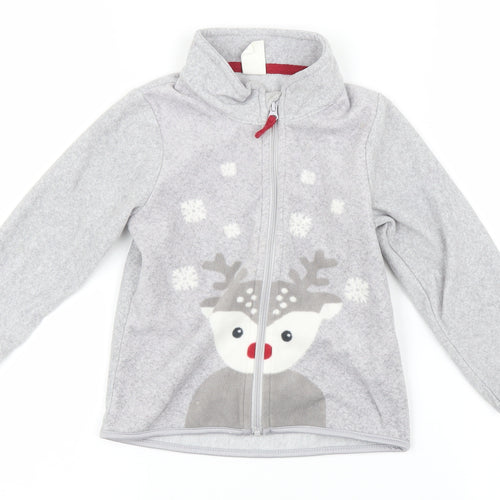 H&M Baby Grey   Full Zip Jumper Size 18-24 Months