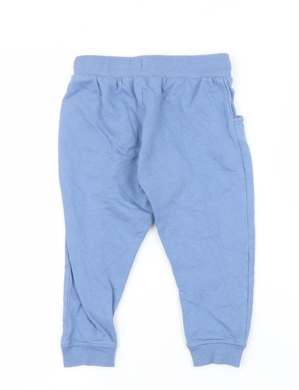 John Lewis Boys Blue   Jogger Trousers Size 18-24 Months