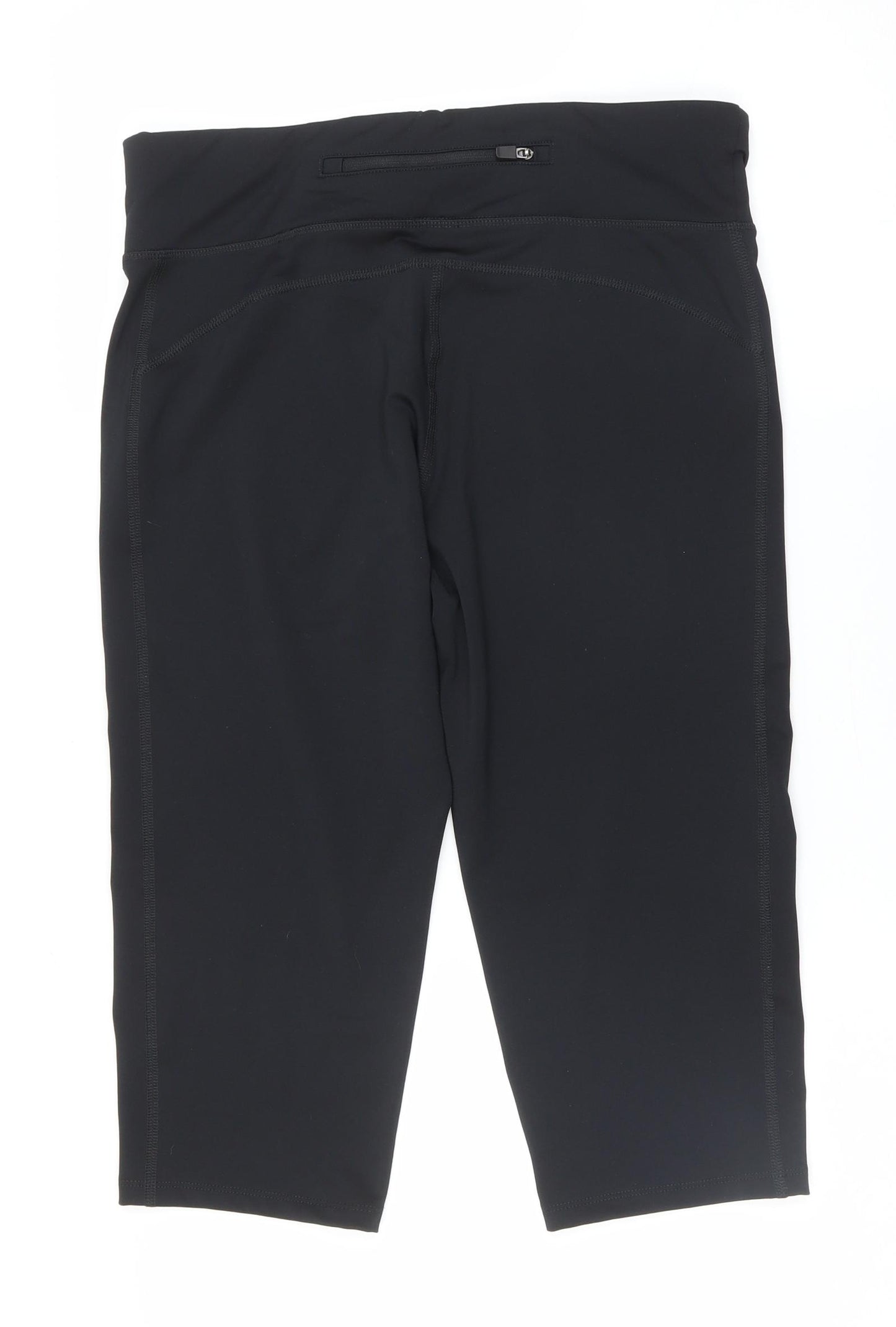 NEXT Womens Black   Cropped Leggings Size 14 L19 in