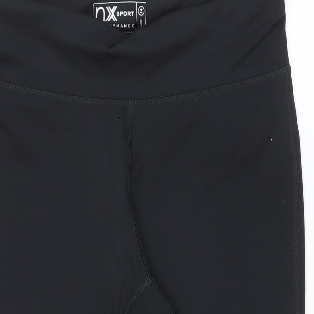 NEXT Womens Black   Cropped Leggings Size 14 L19 in