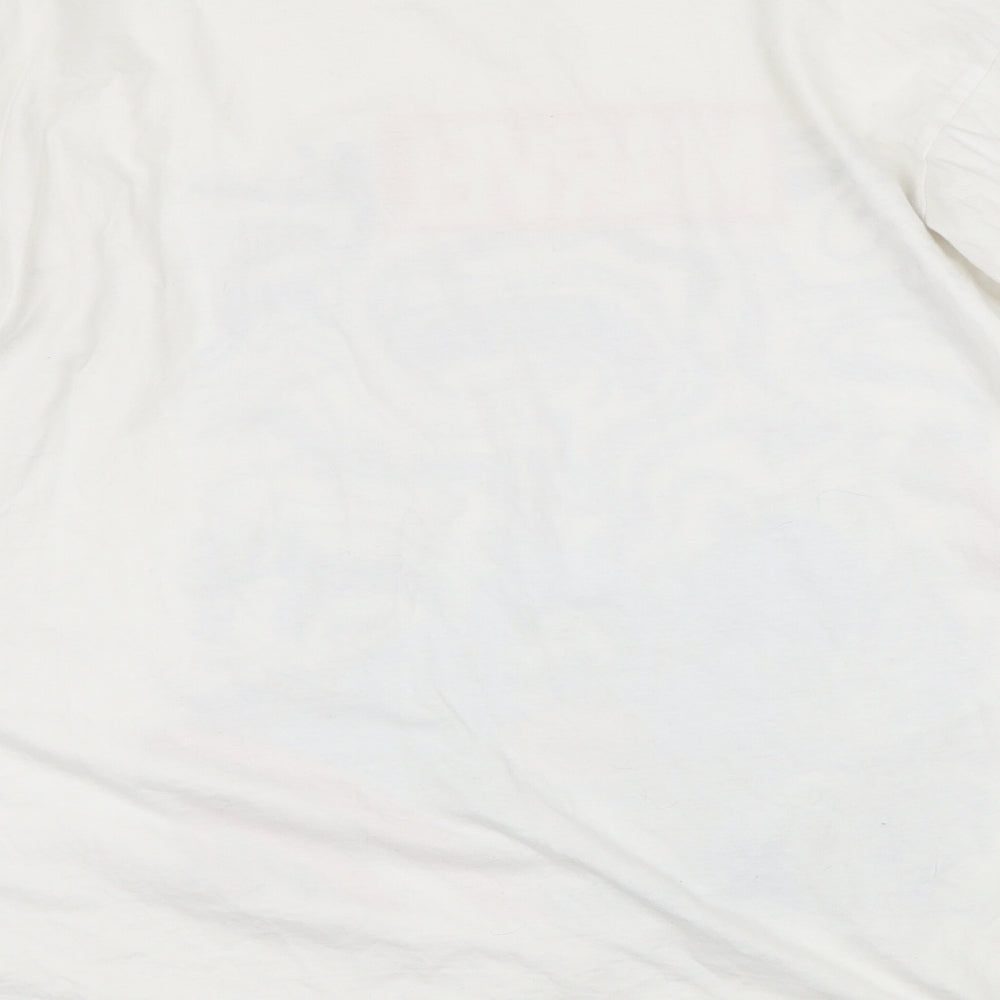 Primark Mens White    T-Shirt Size L  - Marvel