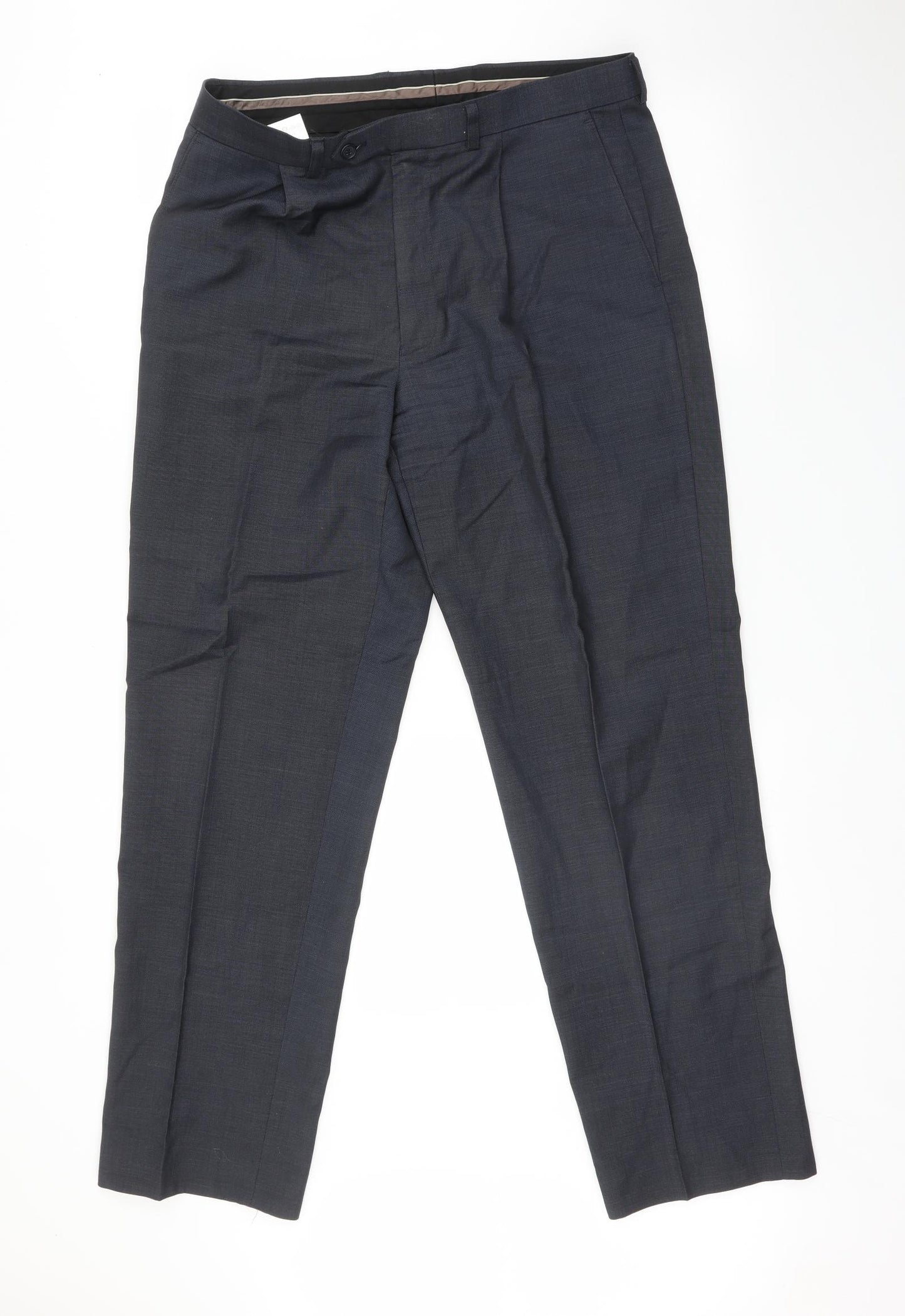 Marks and Spencer Mens Grey   Trousers  Size 34 L31 in