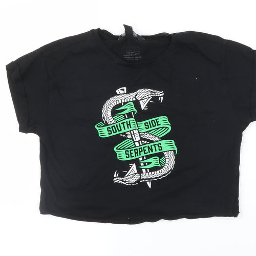New Look Girls Black   Basic T-Shirt Size 12-13 Years