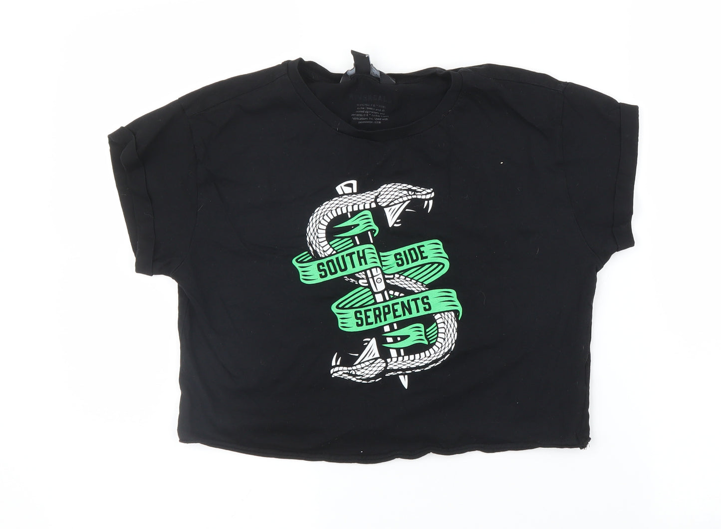 New Look Girls Black   Basic T-Shirt Size 12-13 Years