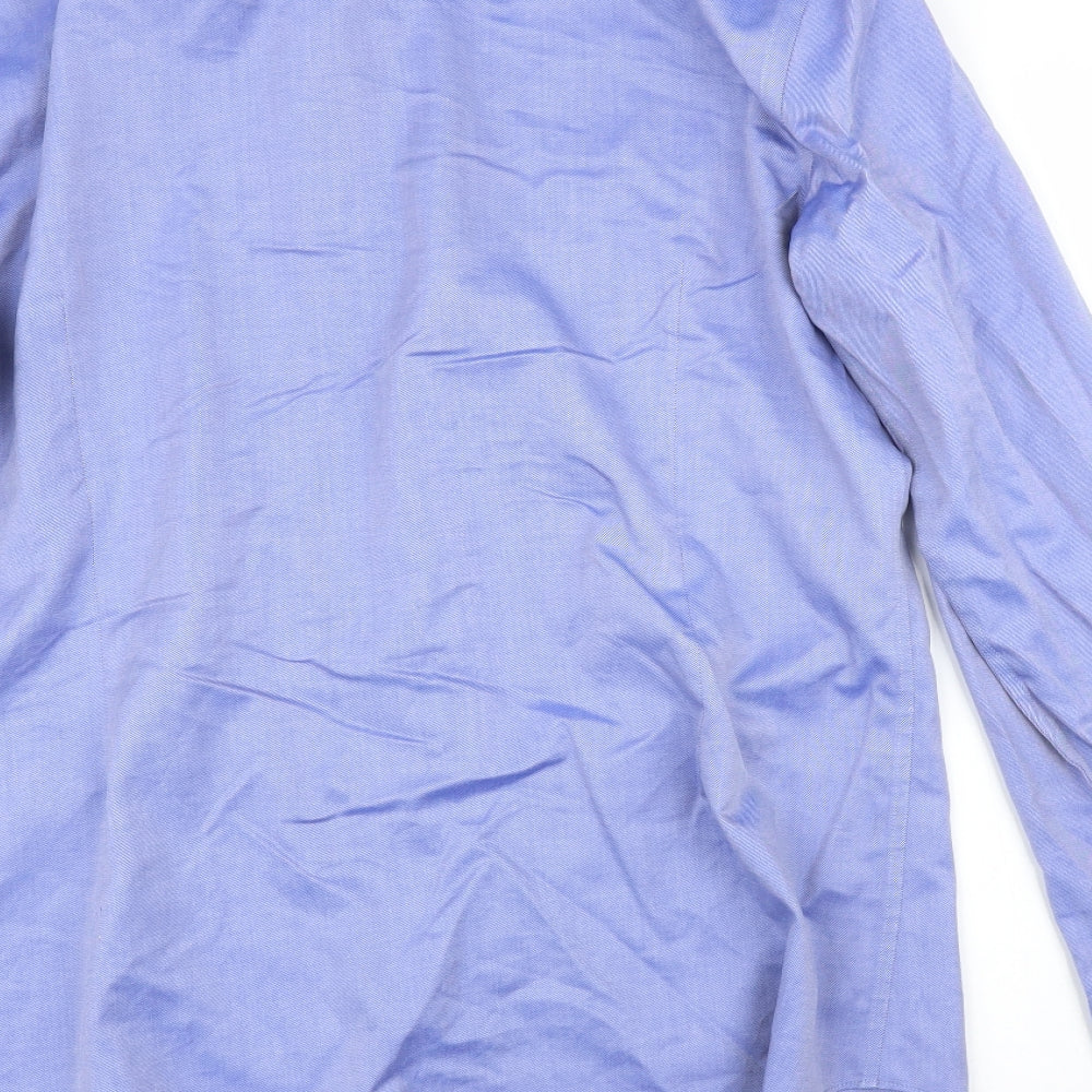 Charles Tyrwhitt Mens Blue    Button-Up Size 36