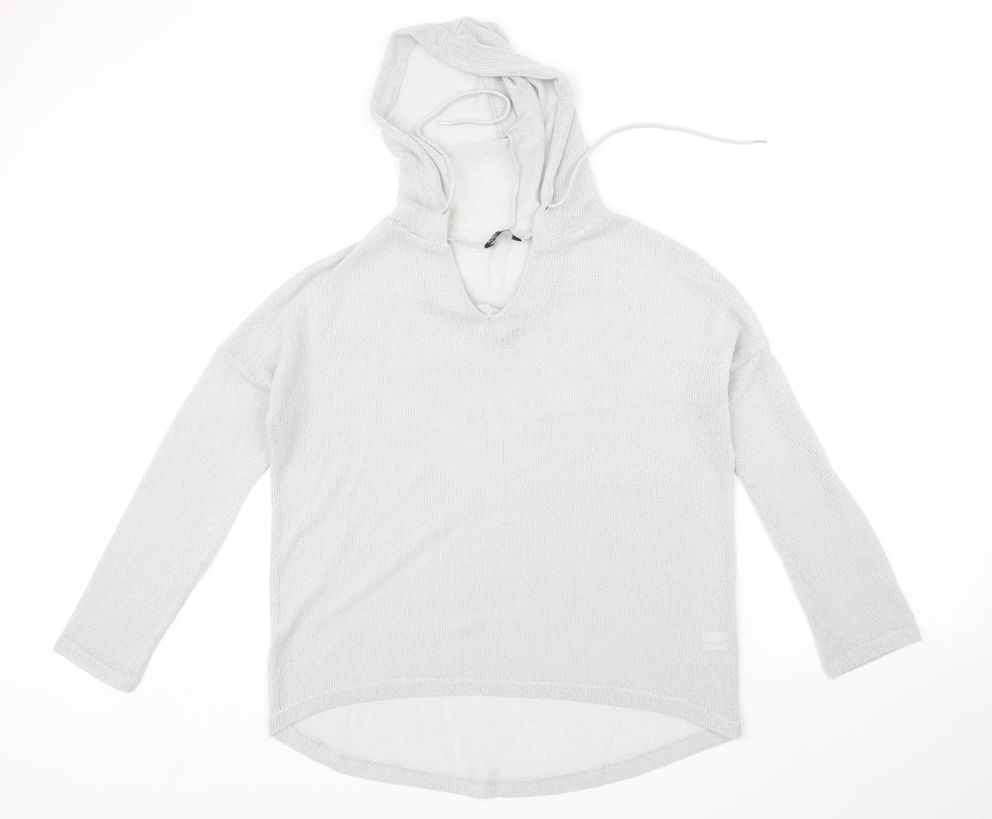 Select Womens Grey   Pullover Hoodie Size 12