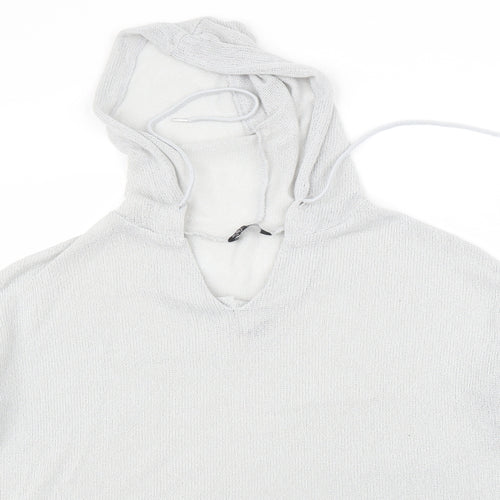 Select Womens Grey   Pullover Hoodie Size 12