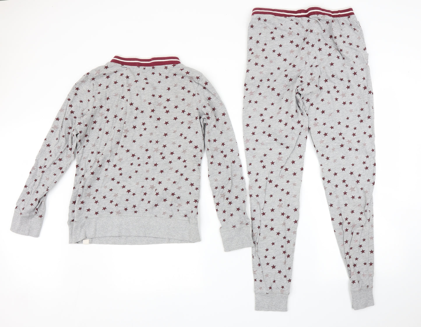 NEXT Womens Grey Polka Dot  Top Pyjama Set Size XS