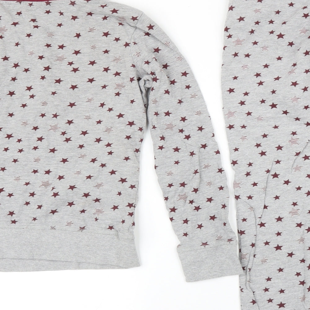 NEXT Womens Grey Polka Dot  Top Pyjama Set Size XS