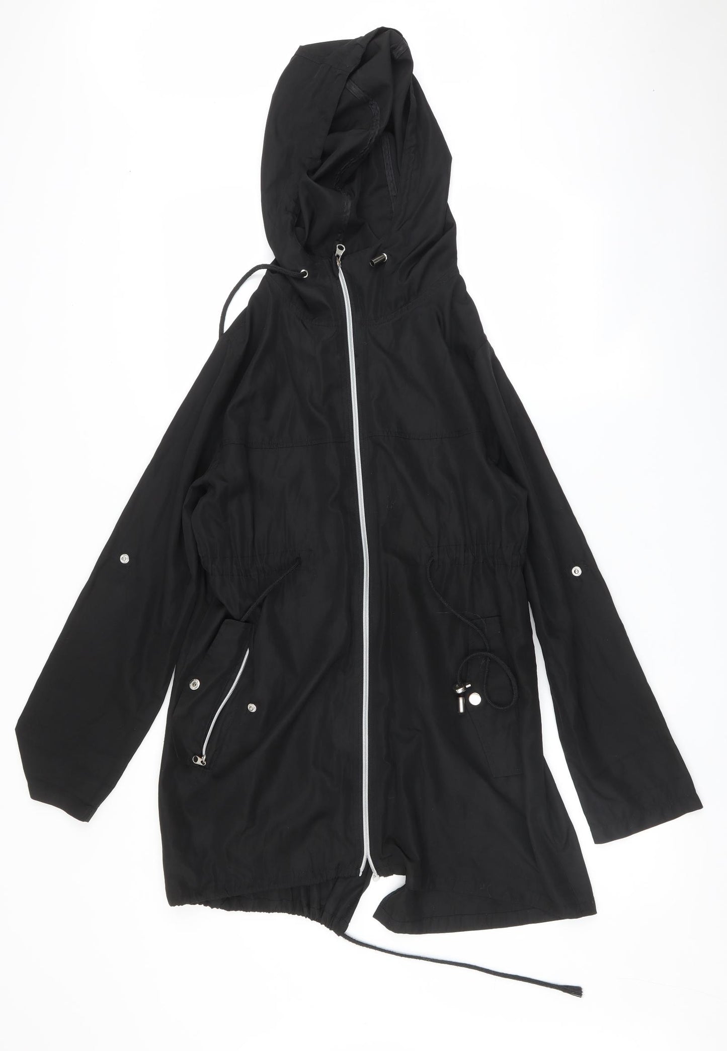 Atmosphere Womens Black   Parka Coat Size S