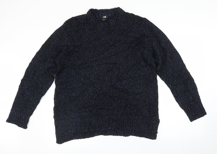H&M Womens Blue   Pullover Jumper Size M