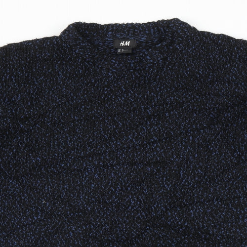 H&M Womens Blue   Pullover Jumper Size M