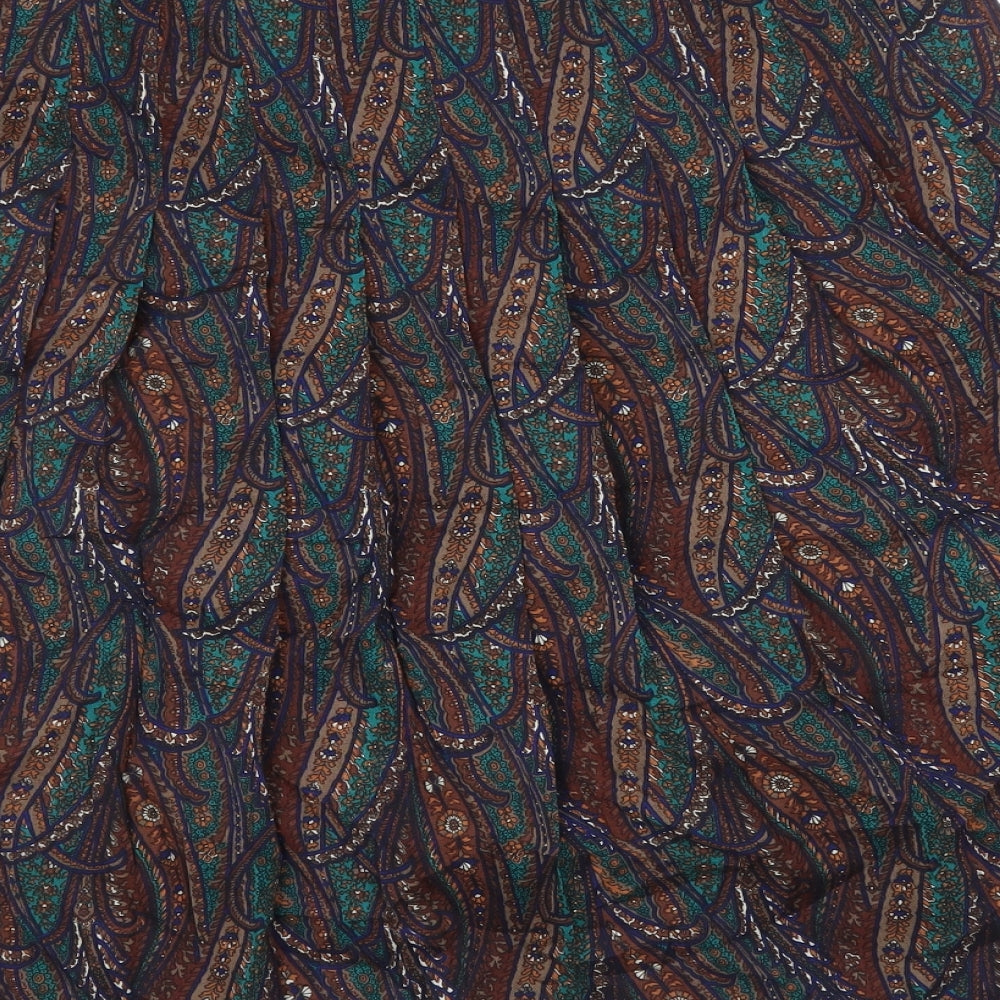 Edinburgh Woolen Mill  Womens Multicoloured Paisley  Maxi Skirt Size 16