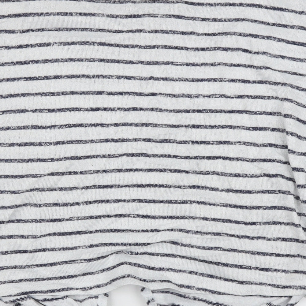 New Look Womens Multicoloured Striped  Basic T-Shirt Size M