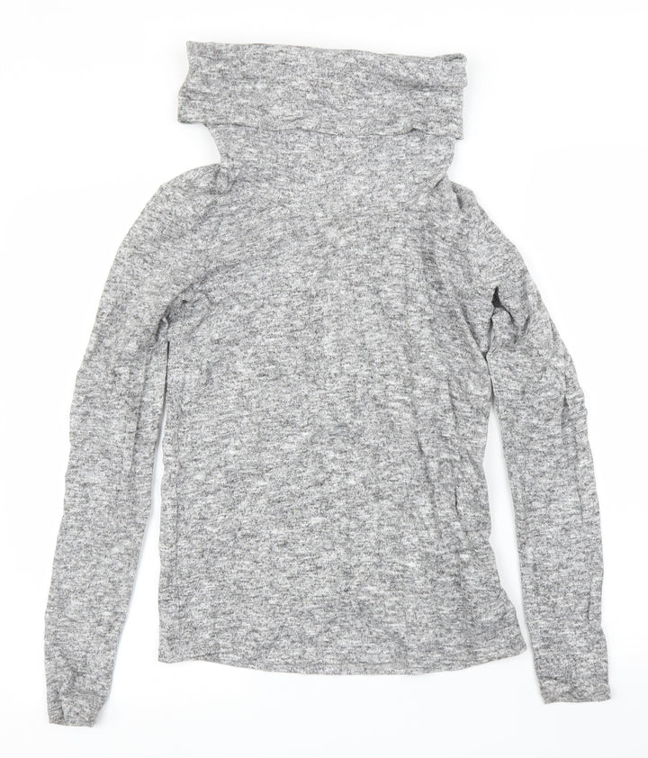 Dorothy Perkins Womens Grey Pullover Jumper Size 8