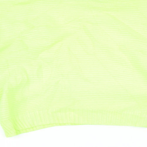 PRETTYLITTLETHING Womens Green   Pullover Jumper Size 12