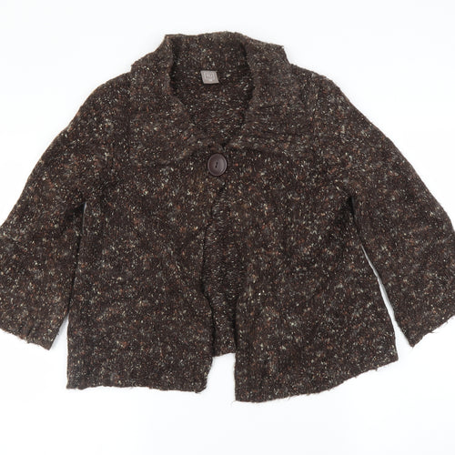 TU Womens Brown   Cardigan Jumper Size 12