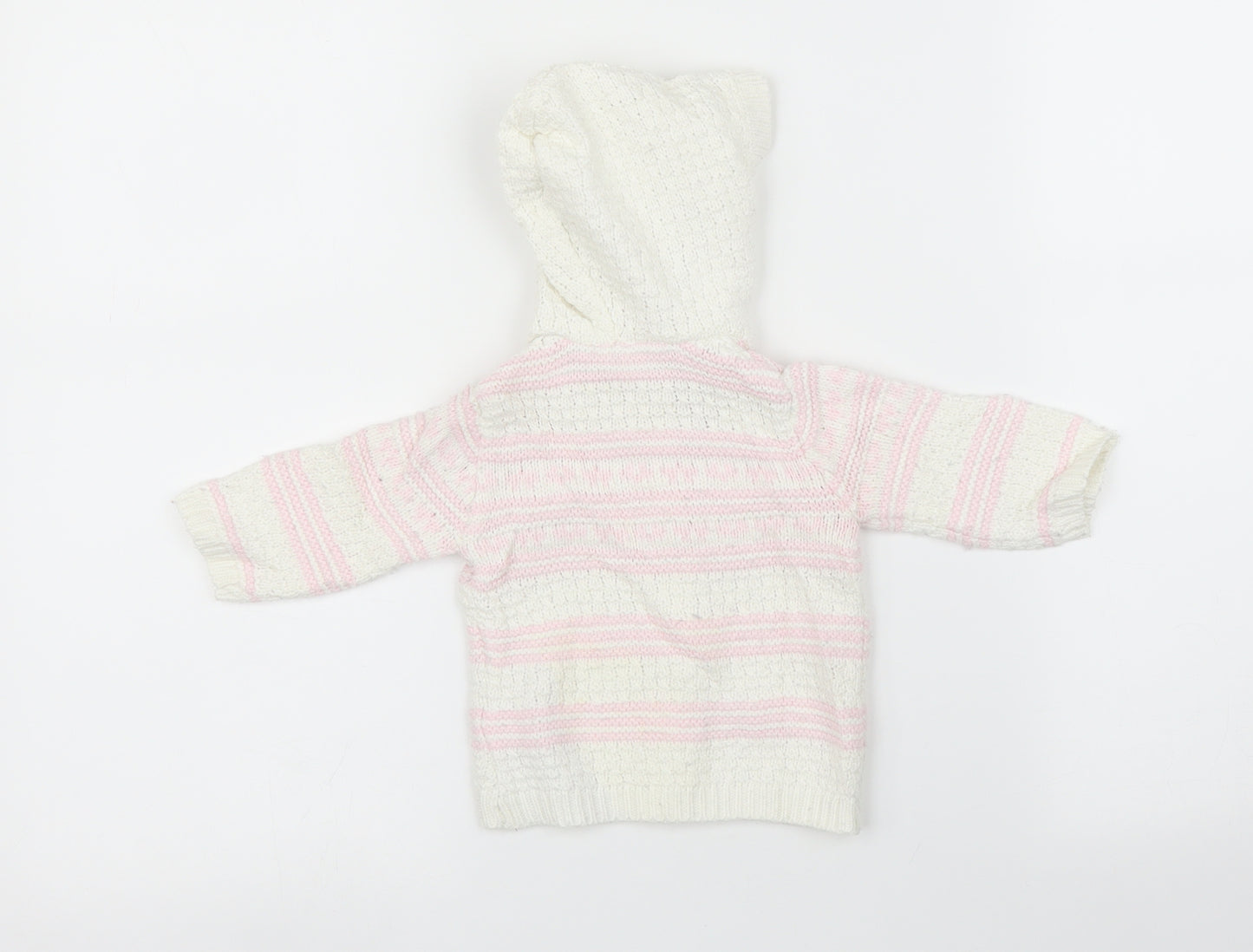 George Girls Multicoloured Striped  Cardigan Jumper One Size