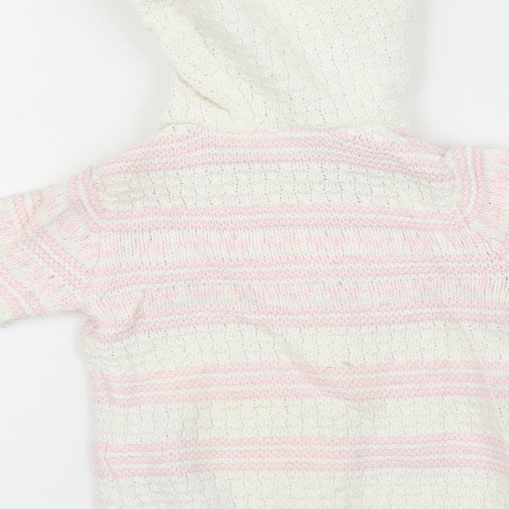 George Girls Multicoloured Striped  Cardigan Jumper One Size