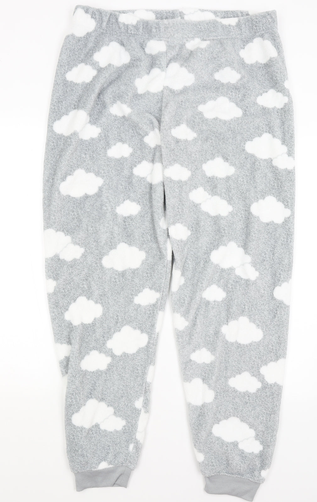 Love to Lounge Womens Grey Solid  Capri Pyjama Pants Size XL  - Clouds