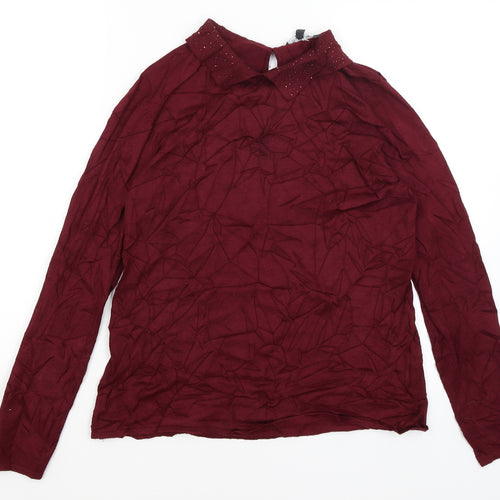Bonmarche Womens Red   Basic T-Shirt Size 12