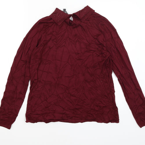 Bonmarche Womens Red   Basic T-Shirt Size 12