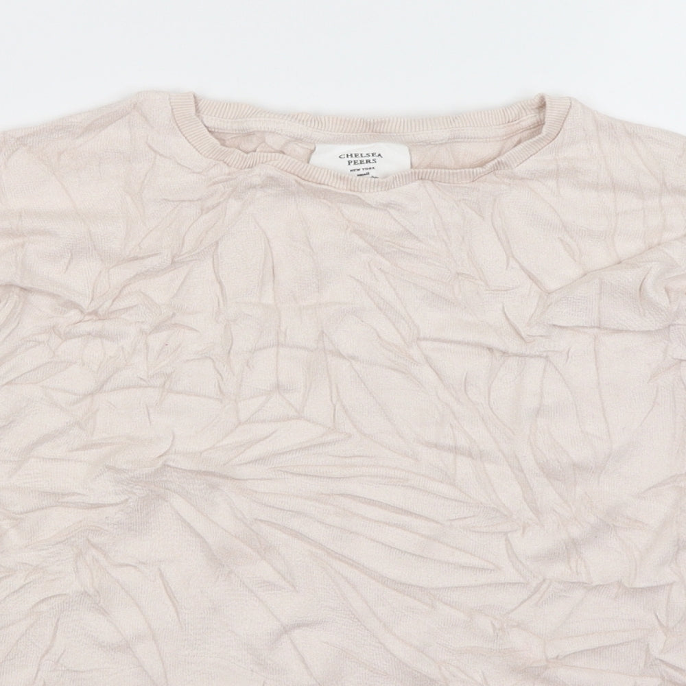 Chelsea Peers Womens Pink   Pullover Jumper Size S