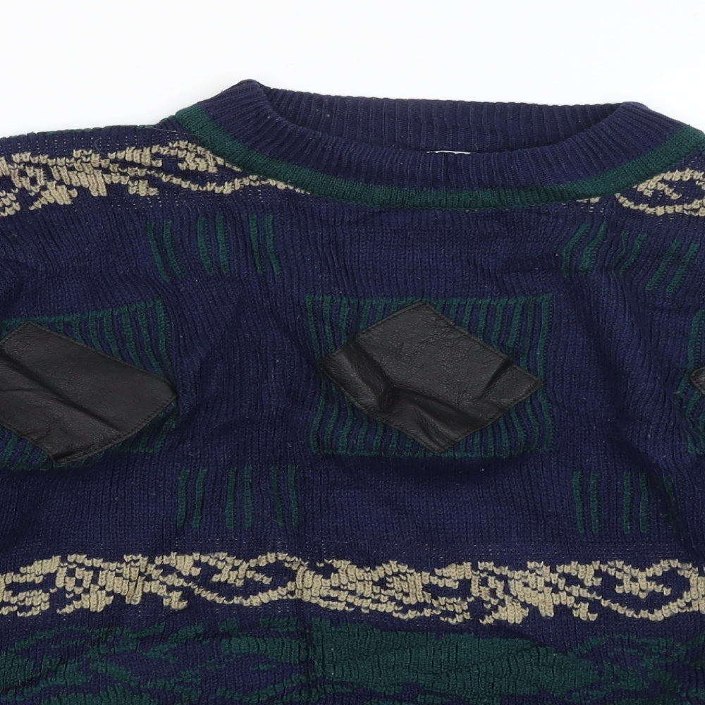 Urban Works Mens Blue   Pullover Jumper Size L