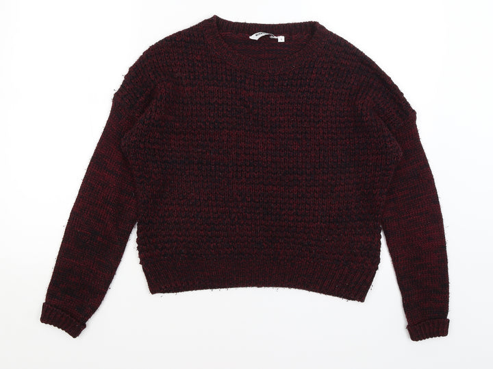 New Look Girls Red Pullover Jumper Size 9 Years