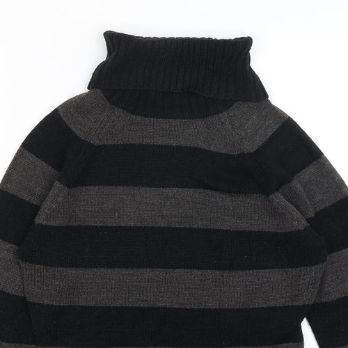 BBU Womens Black Striped  Pullover Jumper Size M
